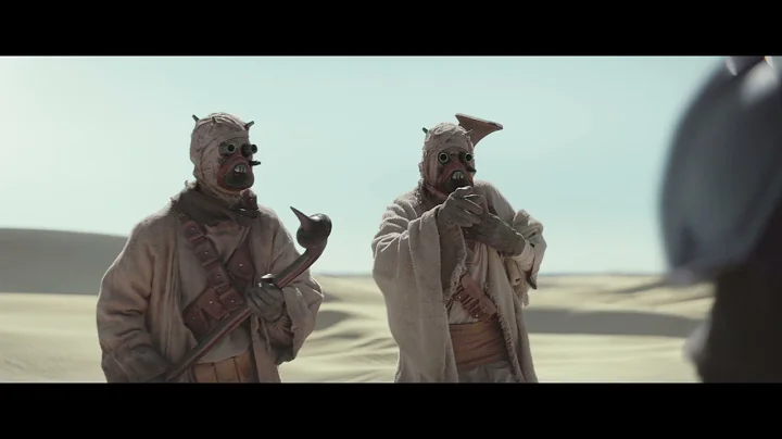 Mando talk with Tusken Raiders - The Mandalorian S...