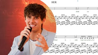 HER (Lyrics, chords) - JVKE
