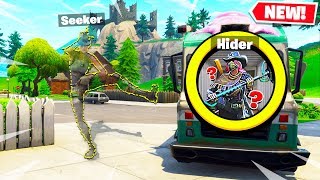 FORTNITE *NEW* INVISIBLE HIDE and SEEK! (Custom Playground Battle Royale)