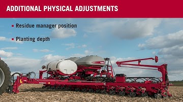 Early Riser 2000 Series Planter Seed Type Changeover Process