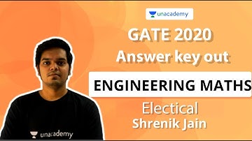 Engineering Mathematics Solutions - Electrical Engineering | GATE 2020 Answer Key | Shrenik Jain
