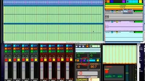 Pure Data DAW / Arrange Window
