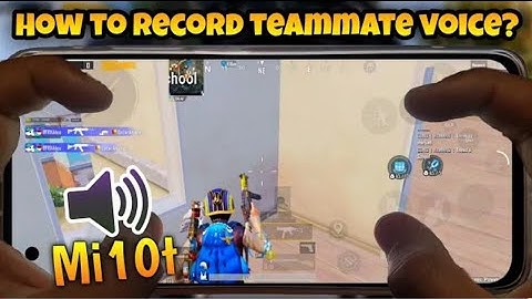 How TO RECORD TEAMMATES VOICE IN MI 10T | BUY OR NOT? | MI 10T PUBG TEST