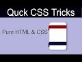 How to create creative Ribbon Shape using html css only | Quick css tricks