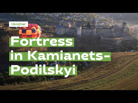 Fortress in Kamianets-Podilskyi from above · Ukraїner