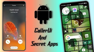 Caller Ui And Secret Apps | New Style Incoming Call Screen | Caller Ui App Kya Hai Kaise Use Kare