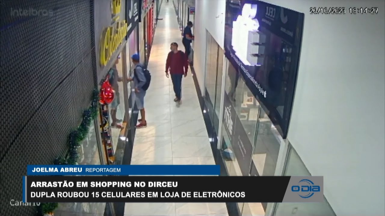 Arrastão em Shopping no Dirceu causa tumulto em lojas de eletrônicos 27 10 2023