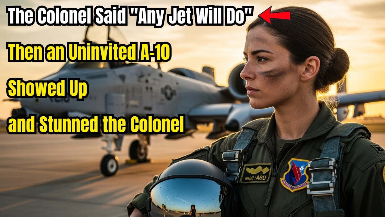 Полковник сказал: «Подойдет любой реактивный самолет», — и тут неожиданно появился незваный А-10,...
