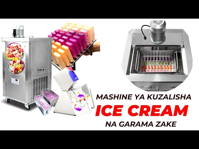 MASHINE YA KUZALISHA ICE CREAM NA GHARAMA ZAKE, HIKI NI KIWANDA KIDOGO class=