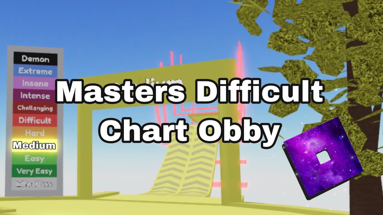 Playing Masters Difficult Chart Obby (But medium) - YouTube