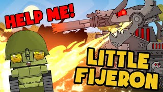 The Story of a Little Fijeron from a loser soldier to a Steel Cyber Monster - Cartoons about tanks