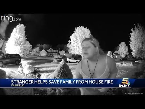 'That’s an angel': Woman who alerts family to fire called more than a hero