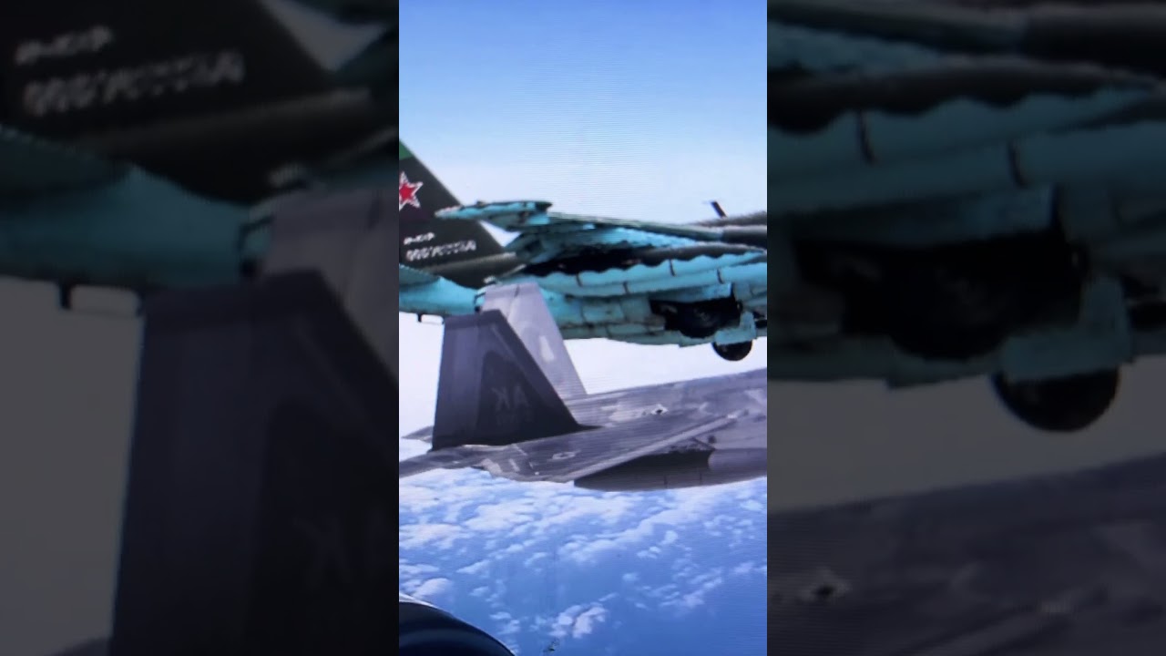 Американский пилот в ужасе от  су-25 