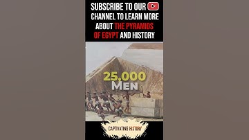 Thumbnail of Did Slaves Build the Pyramids of Egypt? #shorts