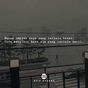 Story keren terbaru versi afif.syukra