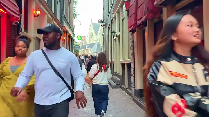 Amsterdam Evening Walking Tour 2025   Red Light District and beyond 4K 60fps for Big TVs