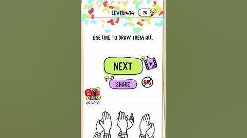 Brain Test Level 424 Walkthrough