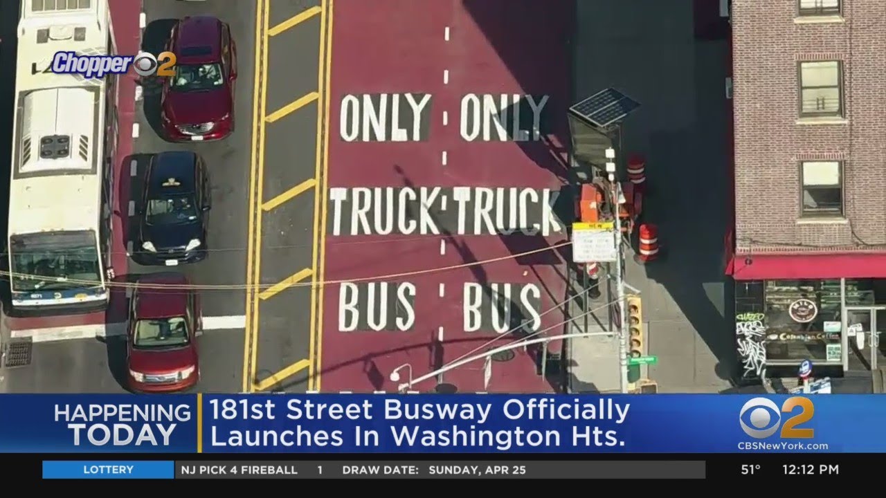 181st Street Busway Officially Launches In Washington Heights