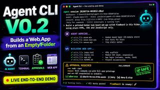 Agent CLI V0.2 Demo — Building a Local Web App from an Empty Folder