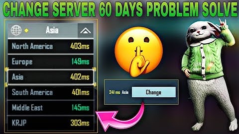 Pubg Server Change 60 Days How To Fix Server Lock Solution Pubg Mobile Server Lock Problem