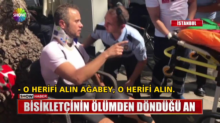 Bisikletçinin ölümden döndüğü an