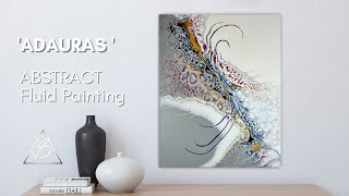 #165 PEARL CLOUD OVER Abstract Fluid Art - Relaxing Painting Session