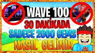 No Hyper No Dj Tv Man 2K Gems Kullan 100 Wave Nasil Geci̇li̇r ? Roblox Skibidi Toilet Tower Defense