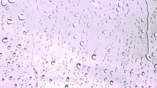 Raining drops on glass window - HD stock footage #27