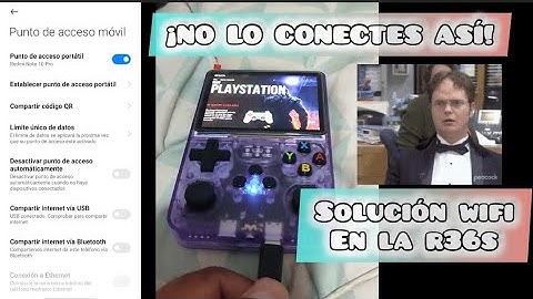 Solución, conectar consola R36S a Wifi con tu Smartphone (y te doy un tip)
