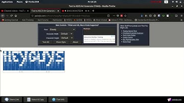 Customize Your Terminal [ASCII Text Pattern]