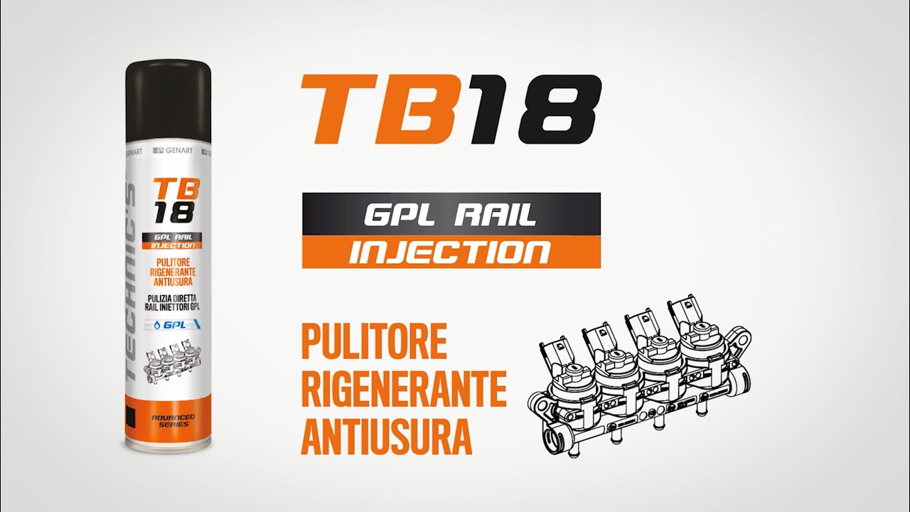 TB18 GPL RAIL INJECTION. Pulitore Rigenerante Antiusura GPL 