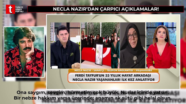 Ferdi Tayfur, Tuğçe Tayfur ve Cenazedeki Gerilim - Necla Nazır, Hakan Ural