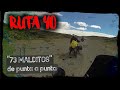 RUTA 40 - LA PARTE MALDITA |  Viaje por SUDAMERICA EN MOTO | JXM