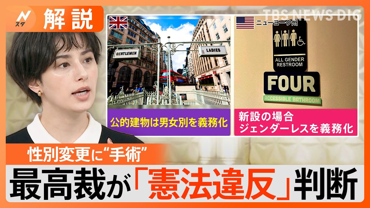 手術を受ける」か「性別変更をあきらめる」か “生殖能力無くす”要件に