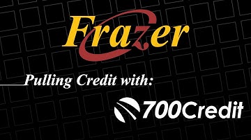 Frazer Tutorial - Pulling Credit With 700 Credit