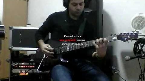 The Count Of Tuscany Intro-instrumental Dream Theater Cover by Fabio Mangano