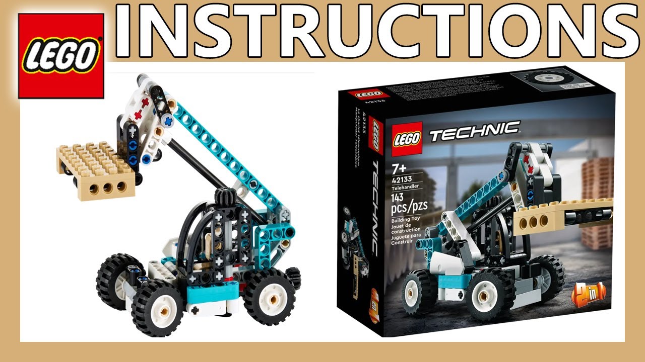 LEGO Instructions | Telehandler | 42133 | LEGO Technic 2022 - YouTube