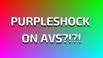 I made Purpleshock on AVS and Audacity