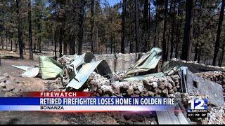 Retired firefighter loses home in Golden Fire