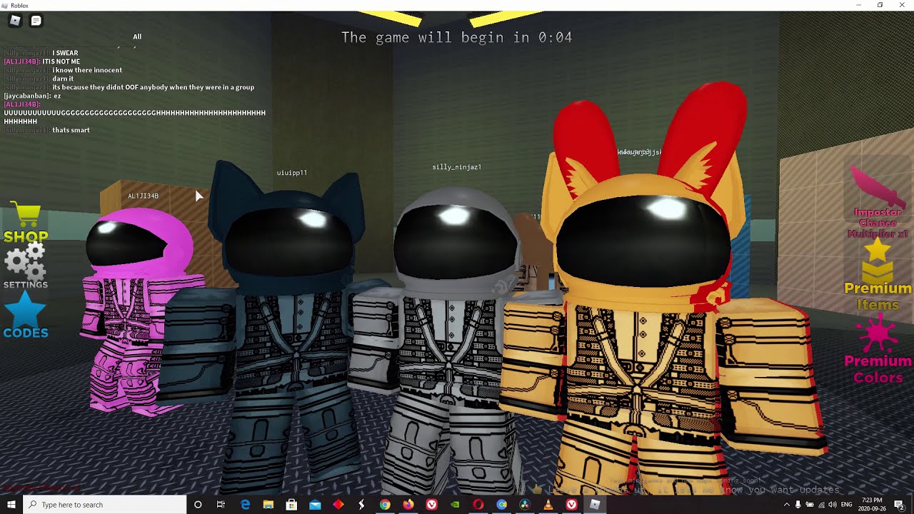 impostor t shirt roblox