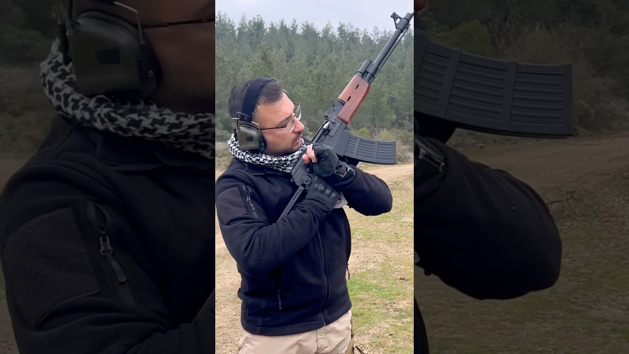 Yivsiz AK-47 Dağlıoğlu FD-63 Gen2 ile Havada Hedef Vurma