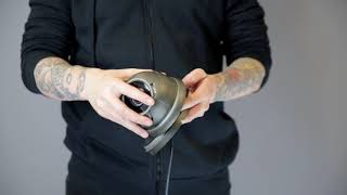 How to remove the mounting base from the Zxtech Dome CCTV Camera