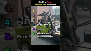 Ranking Funny Forklift Fail Moments #ranking