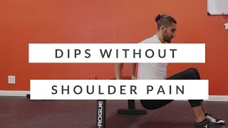 Stop doing dips - until you watch this: how to do dips safely without shoulder pain