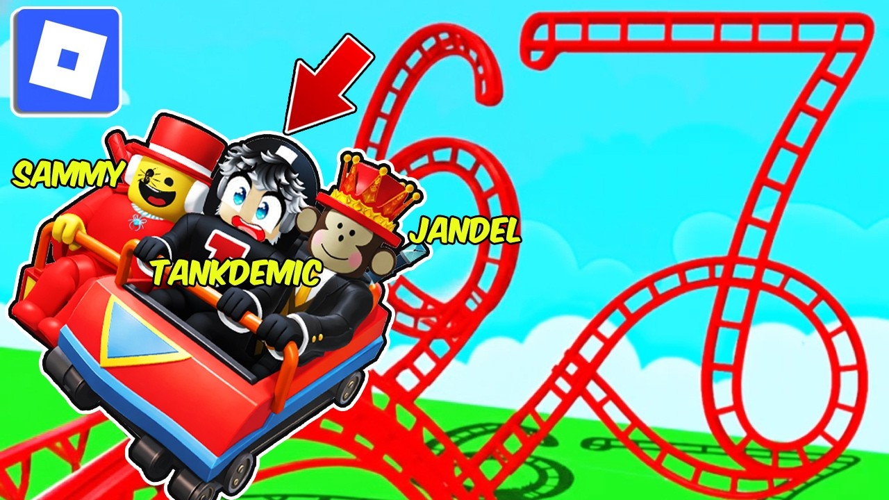 SUMAKAY KAMI NILA SAMMY at JANDEL sa 67 ROLLER COASTER | Roblox | My Themepark | Kuya Tank