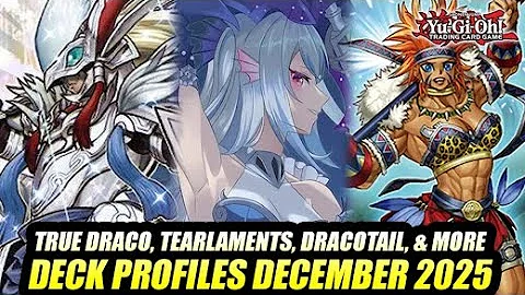 True Draco, Tearlamanets, Dracotail, & More! Yu-Gi-Oh! Deck Profiles December 2025