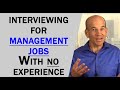 Interviewing for a Management Position