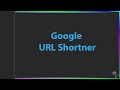 WHAT IS URL SHORTENER
