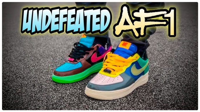 UNDEFEATED X NIKE AIR FORCE 1 LOW SP - SMOKEGREY/ GOLD/ MULTI – Undefeated