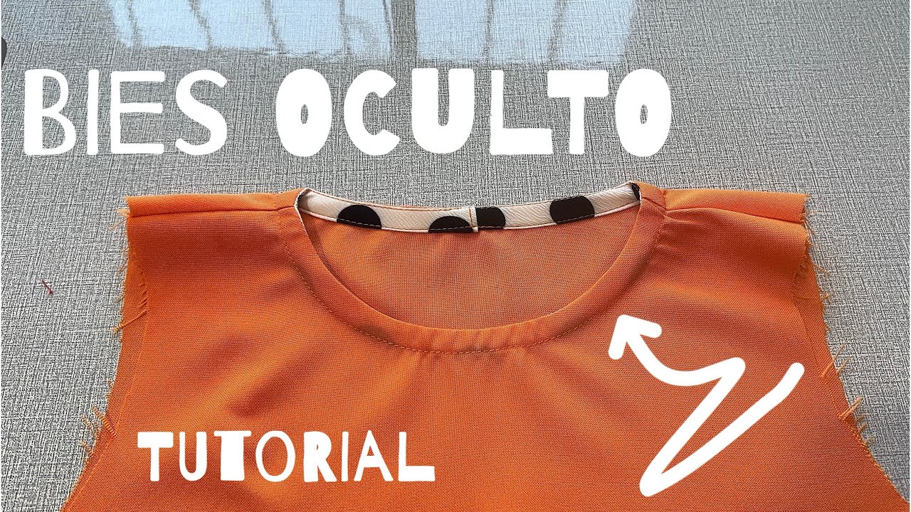 Cómo coser BIES o SESGO OCULTO / forma perfecta y fácil / #bies 